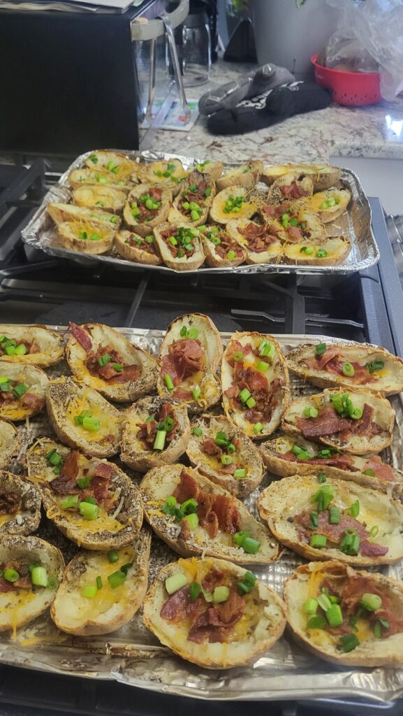 potato skins for the freezer
