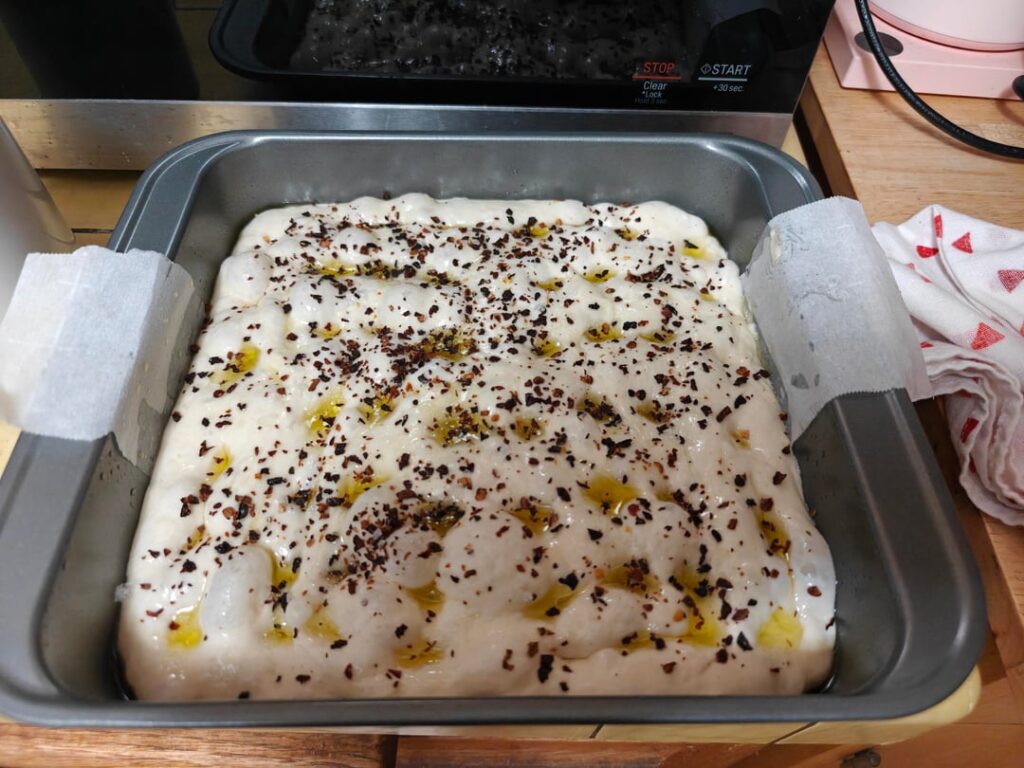 First time making focaccia