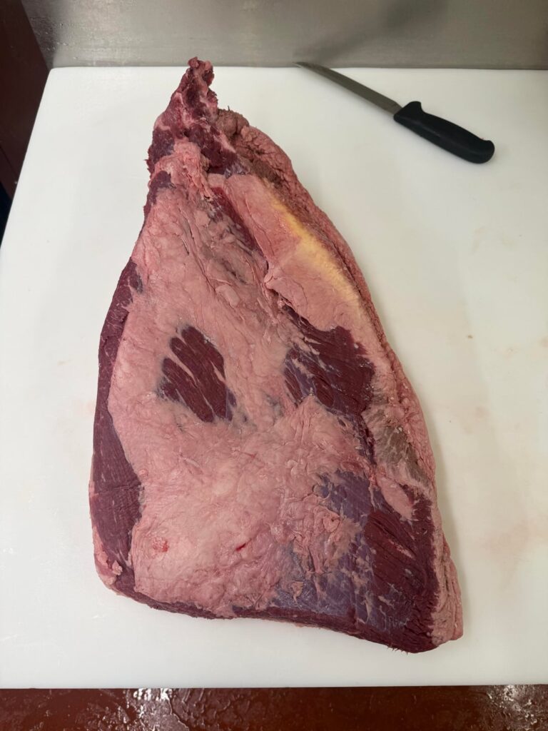 10# Black Angus Brisket – Dry Brined 24hrs – MeatChurch Holy Gospel Rub – Smoked Over Post Oak 10# Black Angus Brisket - Dry Brined 24hrs - MeatChurch Holy Gospel Rub - Smoked Over Post Oak