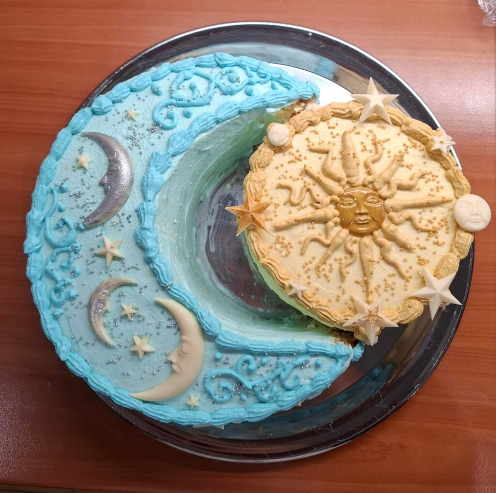 First time making a fancy cake First time making a fancy cake