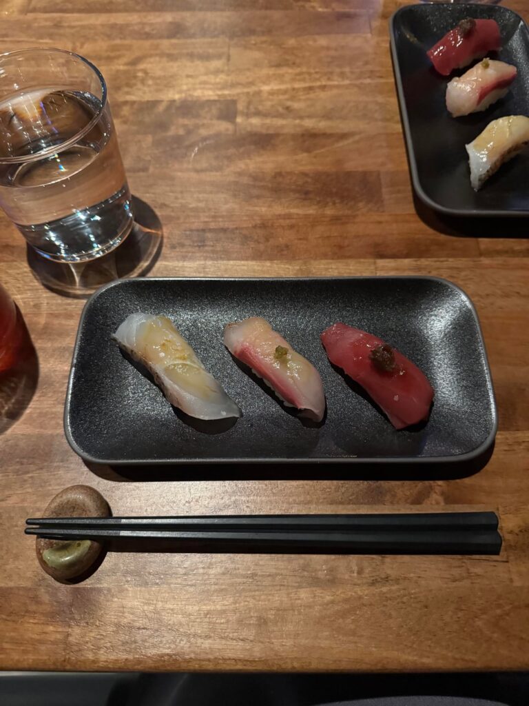 really enjoyed the "a la kase" at omakase box in logan square - $69 (pre tax/tip) for 12 pcs of fish, all were excellent quality with thoughtful flavor pairings