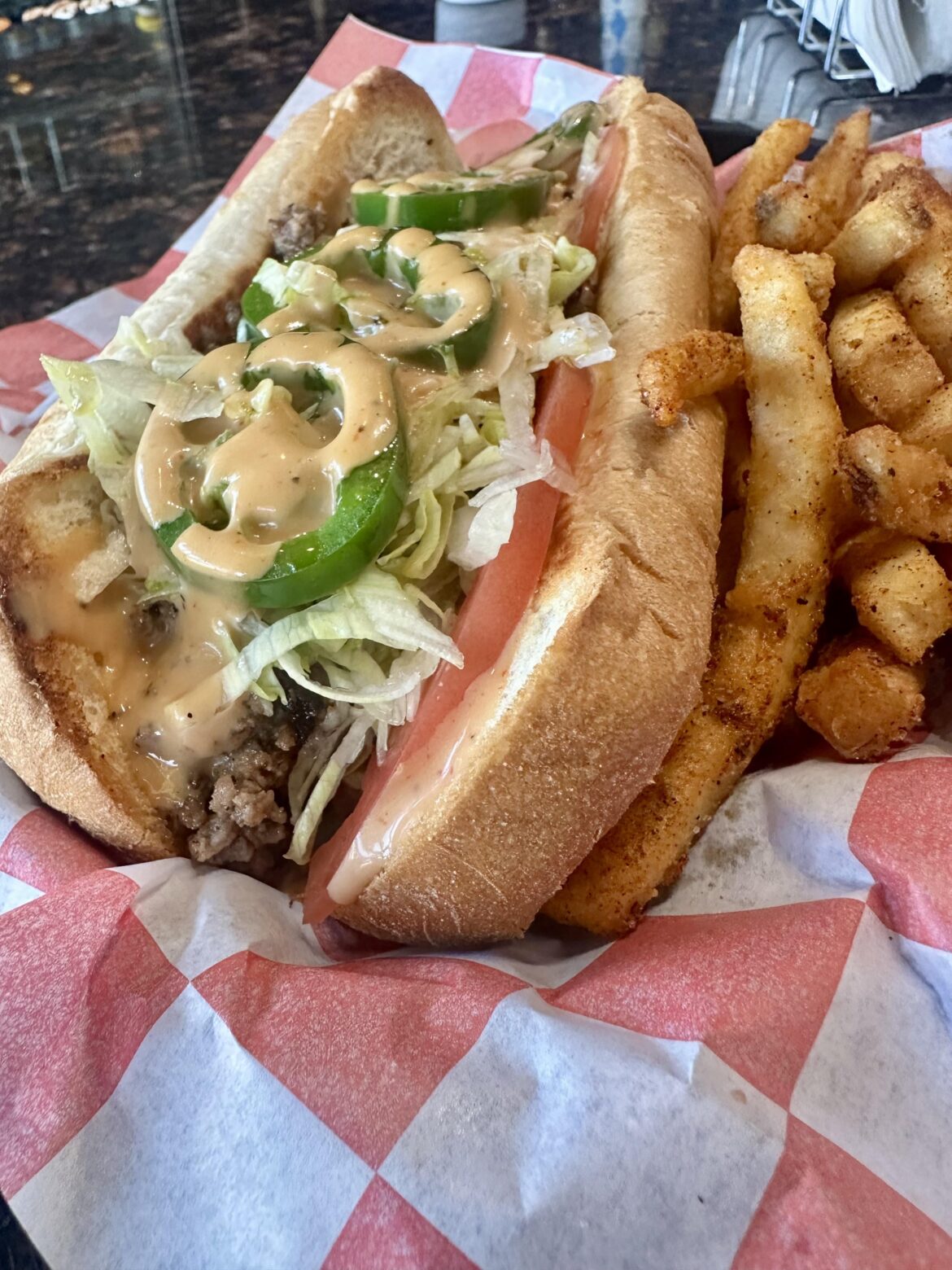 As great as the burgers are at PrimeTime, after trying the chopped cheese I don’t think I can go back. This thing is killer.