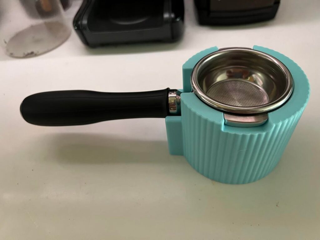 3d printed dosing and tamping station
