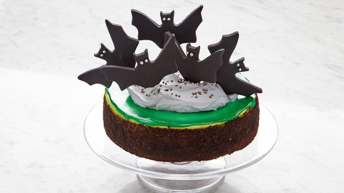 Batty chocolate mint cheesecake