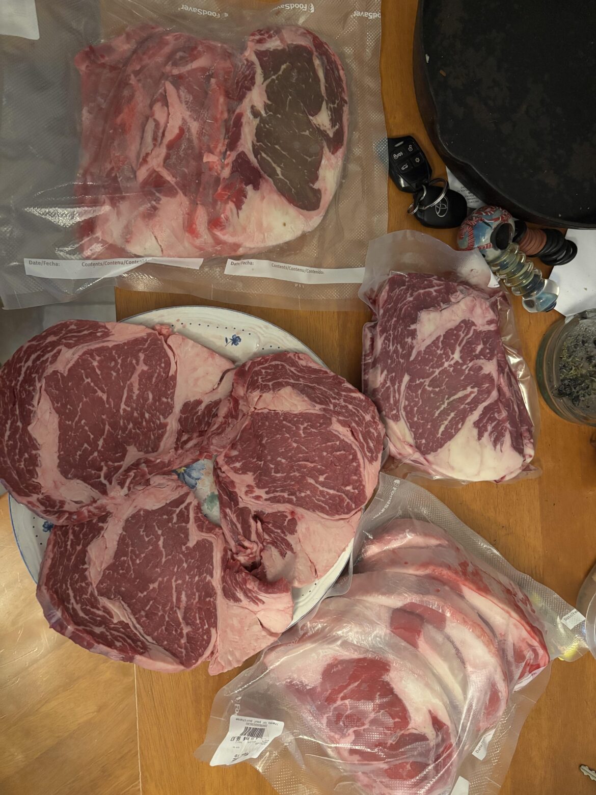 Meat on meat on meat.