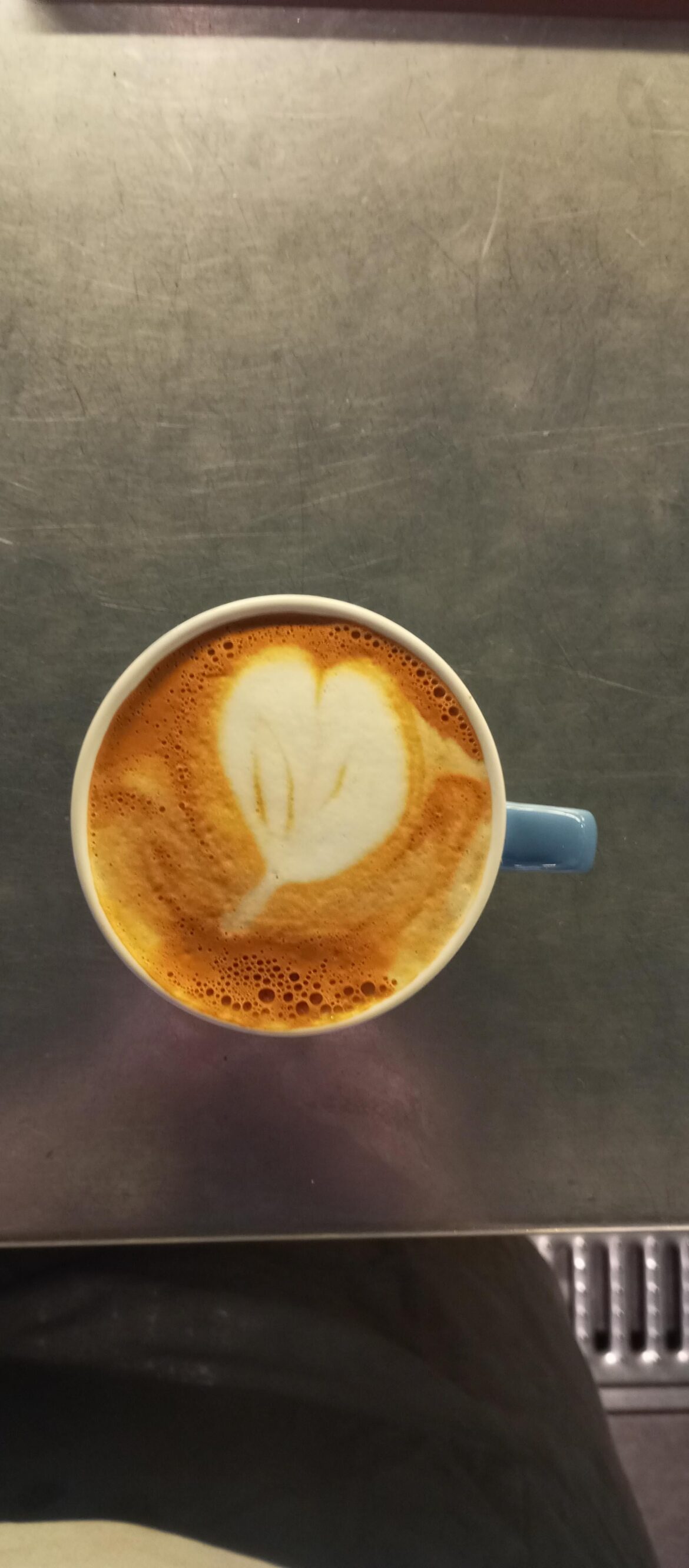 Latte art everyday as a BoH working FoH until the sub says it's perfect, day 1
