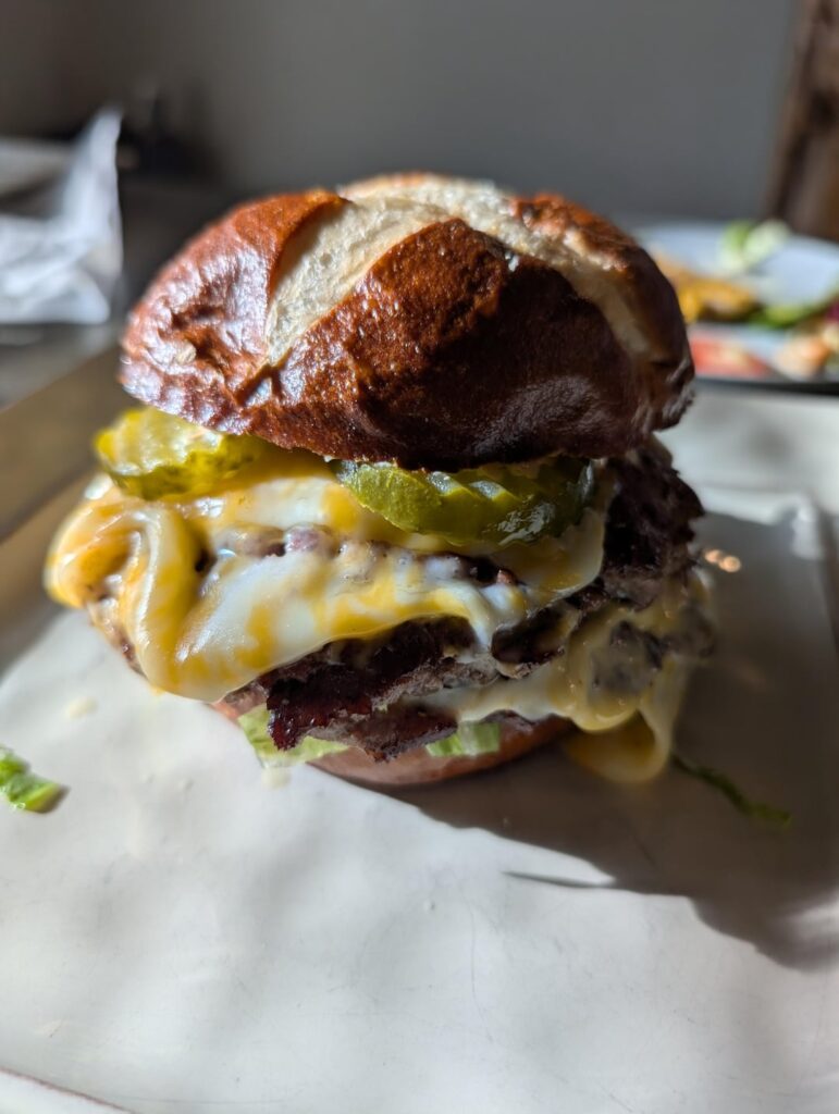 My first smash burger