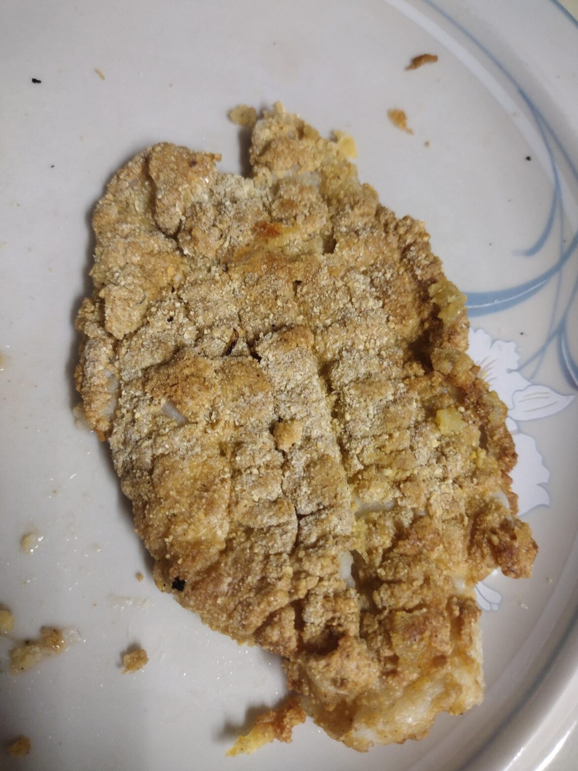 My first try insanely salty fried fish, completely inedible 😢