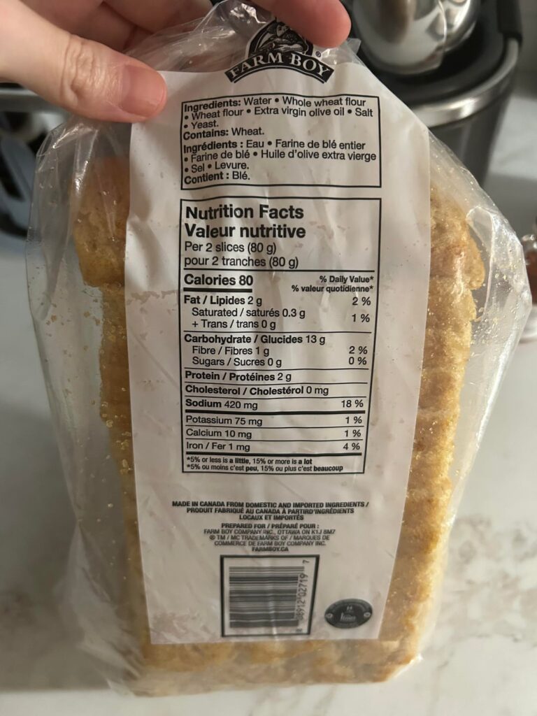 80 calories for 2 slices of bread? 80 calories for 2 slices of bread?