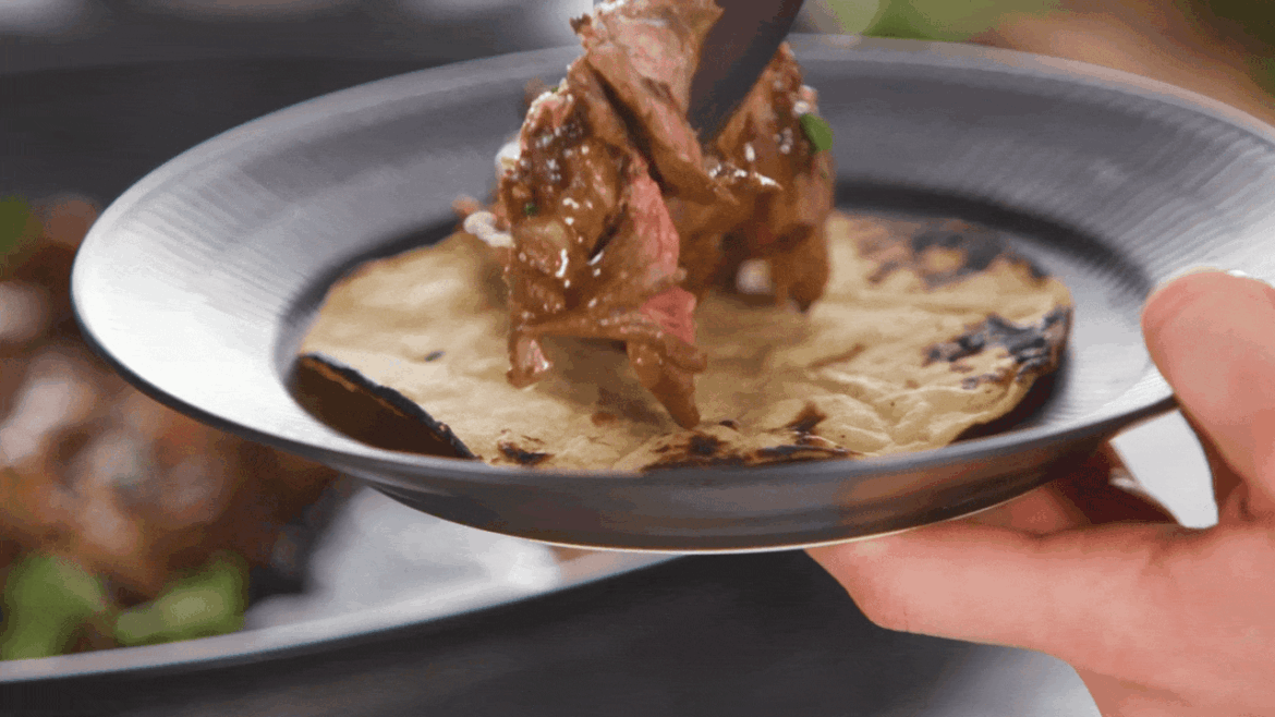 One version of carne asada