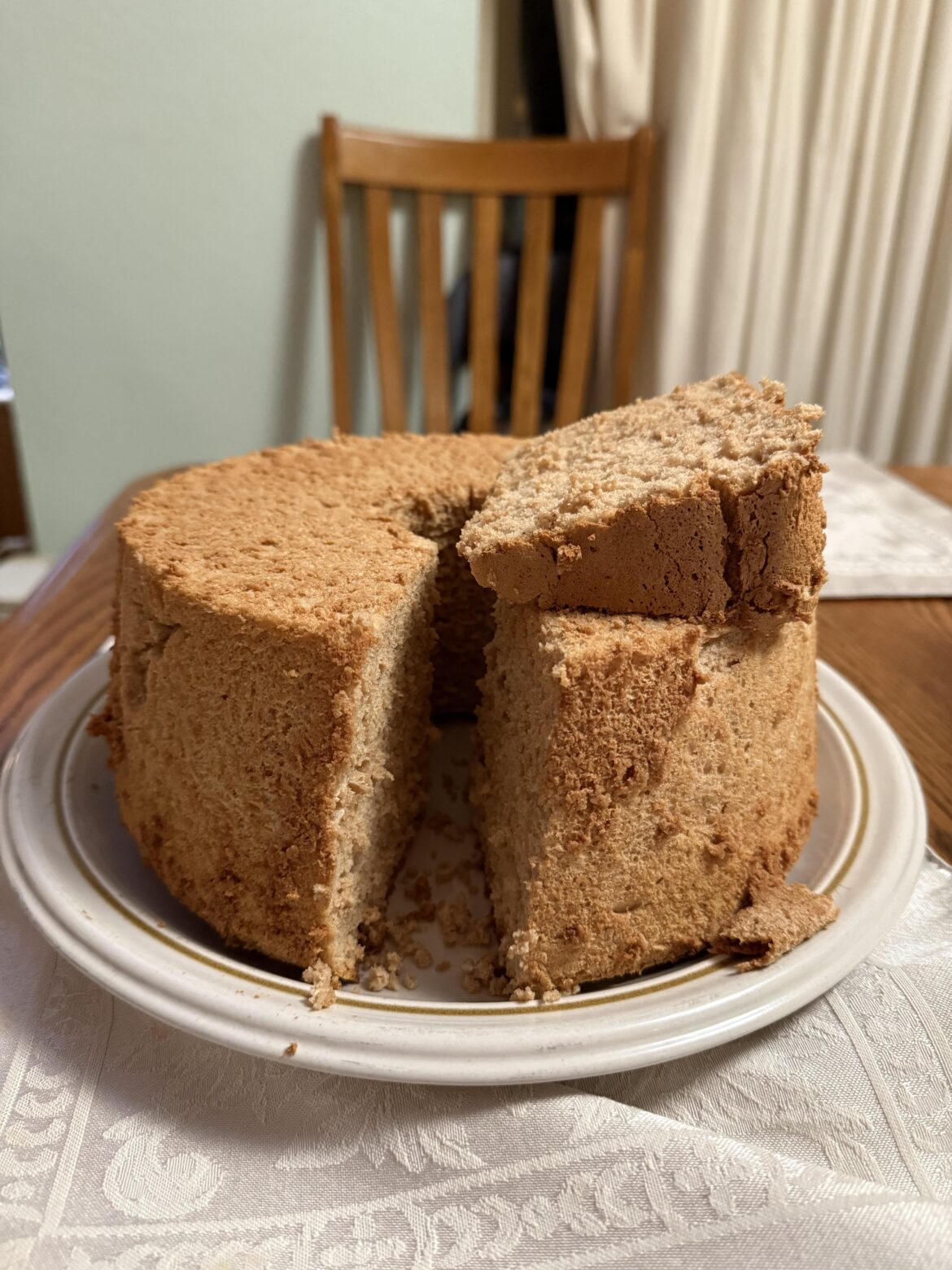 Stella’s Brown Sugar Cinnamon Angel’s Food Cake