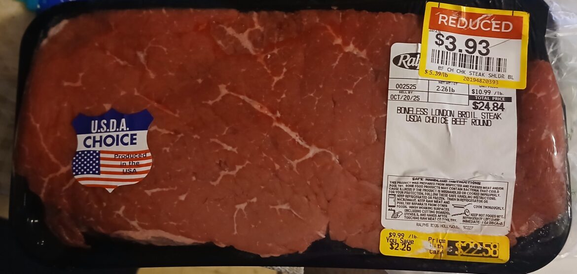 Mislabeled meat for a good price. Keep an eye out!!!