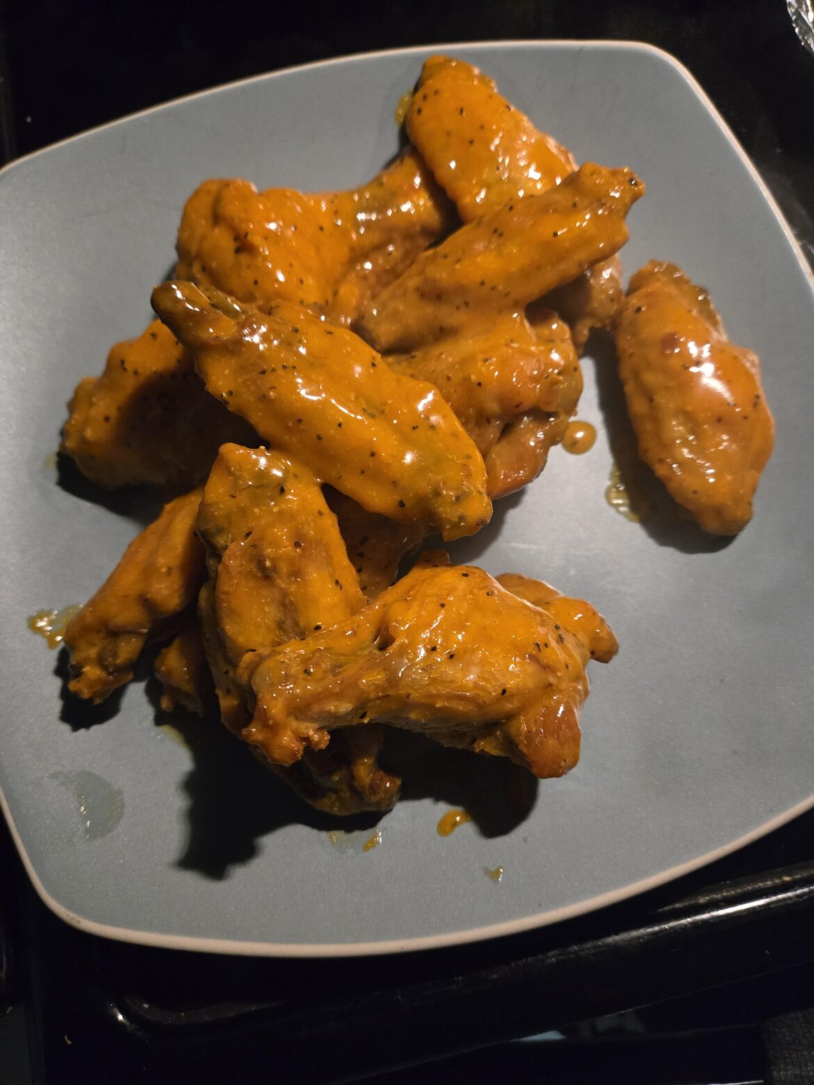 Midnight wings I made from last night