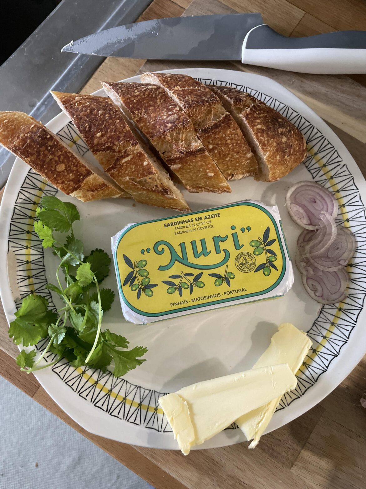 Sardines for luncheon