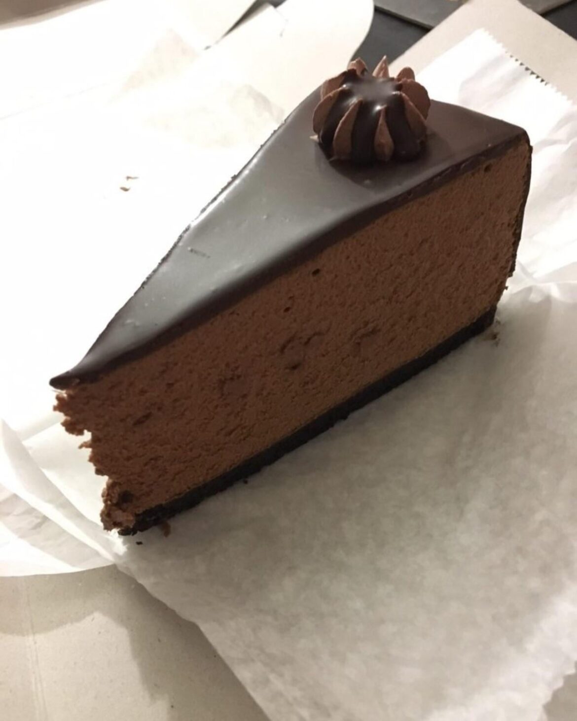 Chocolate cheesecake