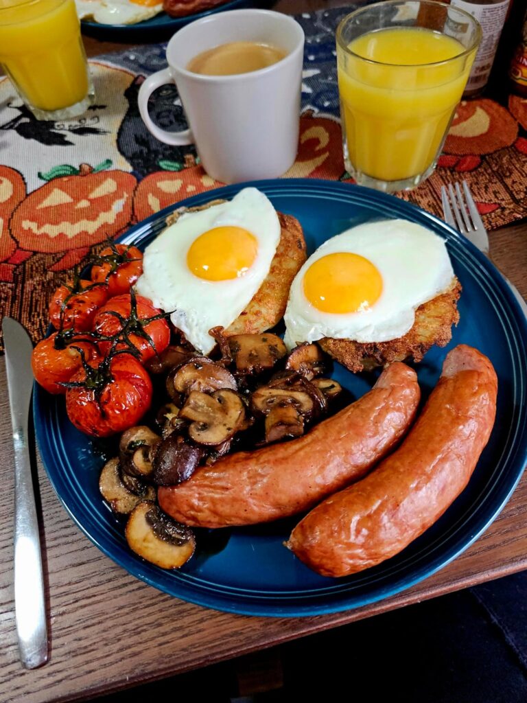 A birthday breakfast