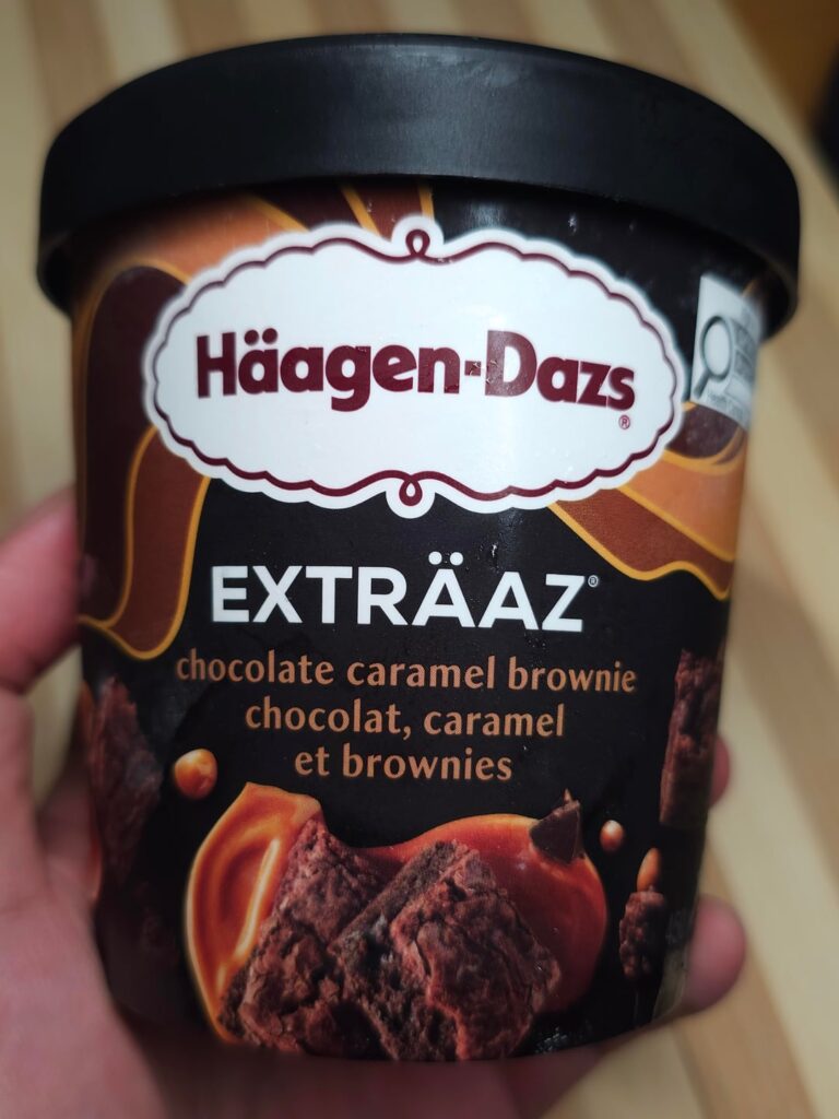 Haagen Dazs: Extraaz - Chocolate Caramel Brownie