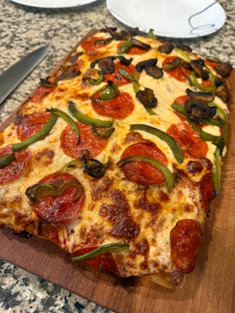 Sourdough Focaccia Pizza