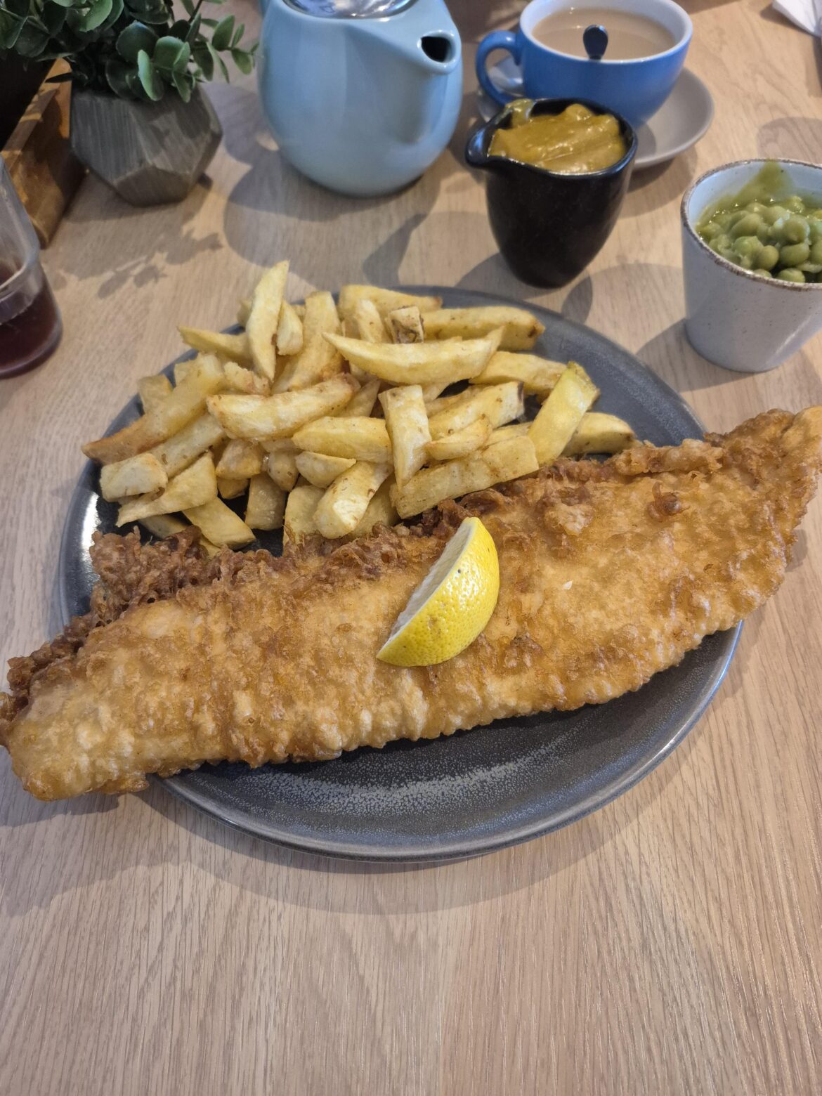 Fish and Chips in Morecombe!