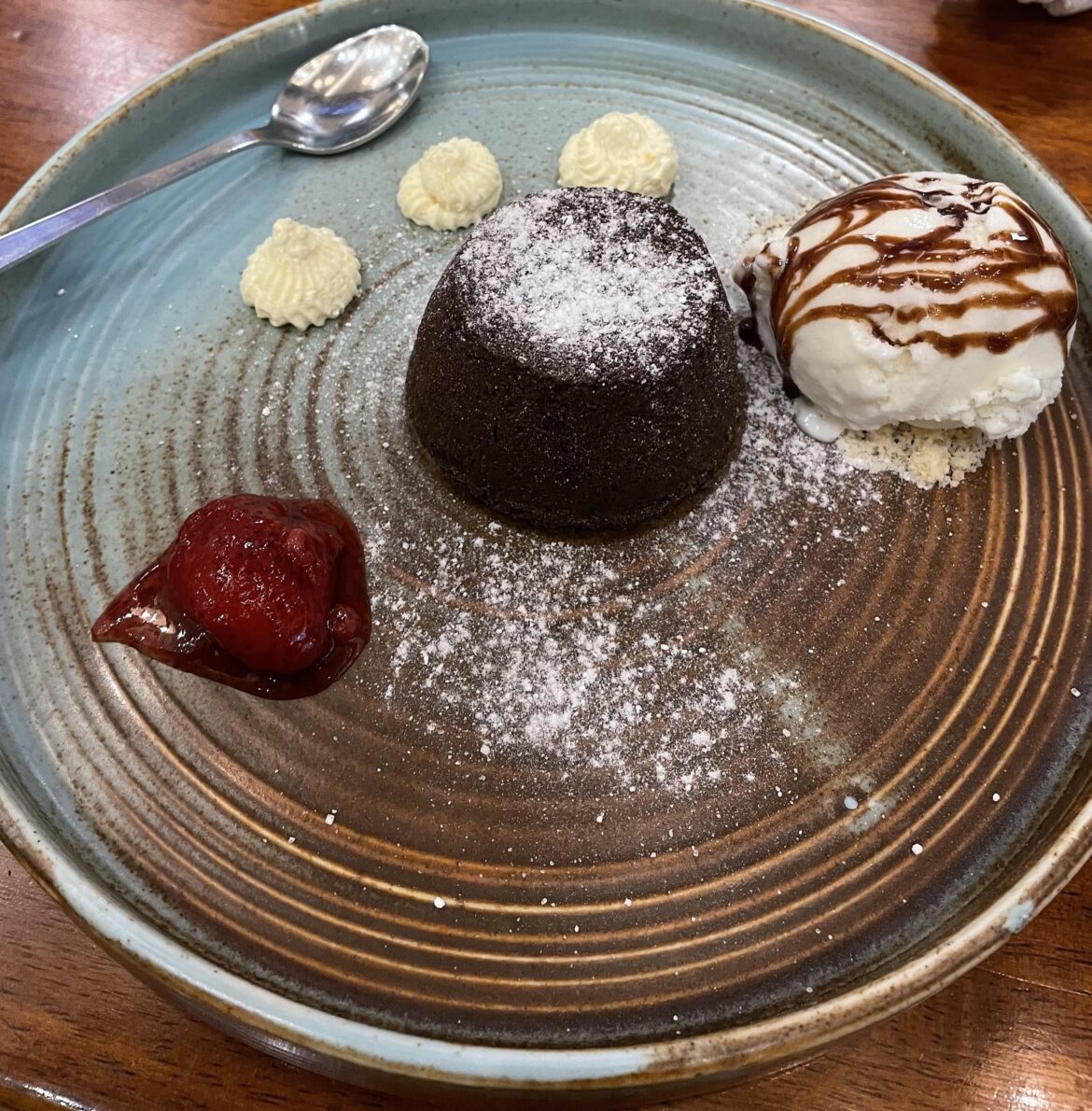 [i ate] Chocolate Fonde at a Cafe