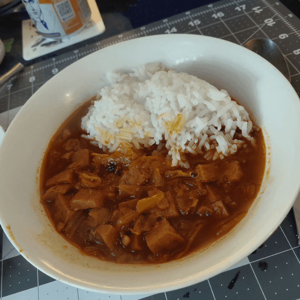 My first attempt at making kimchi jjigae