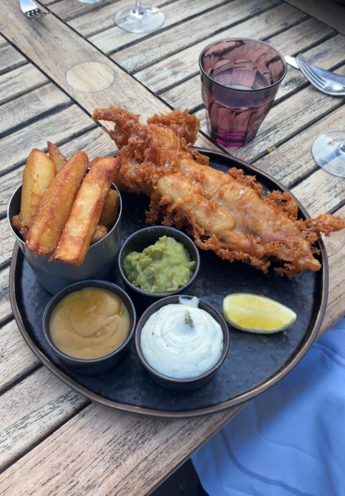 Made a good old classic fish and chips