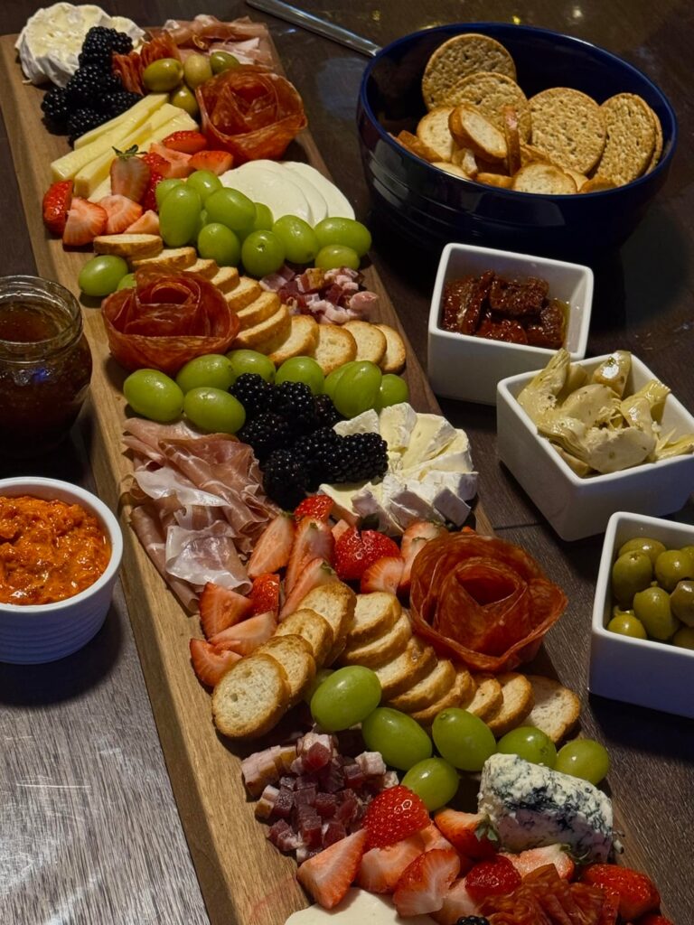 My first time making a charcuterie board for my mom‘s birthday!! Thoughts??