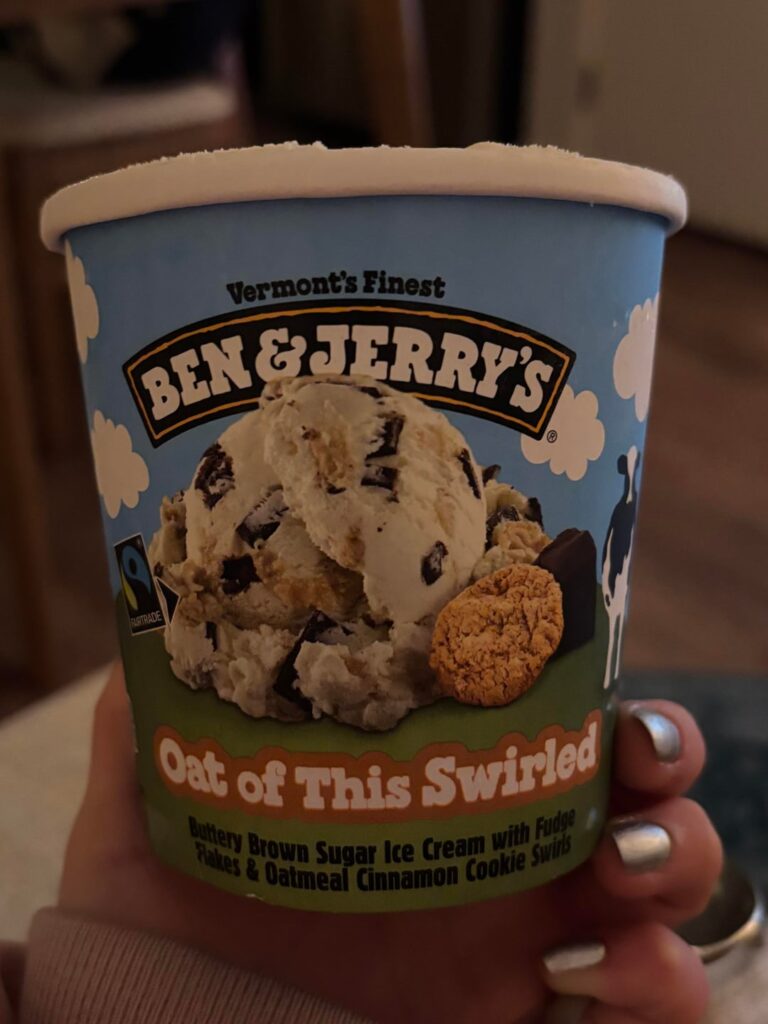 Oat of this Swirled Ben and Jerry’s