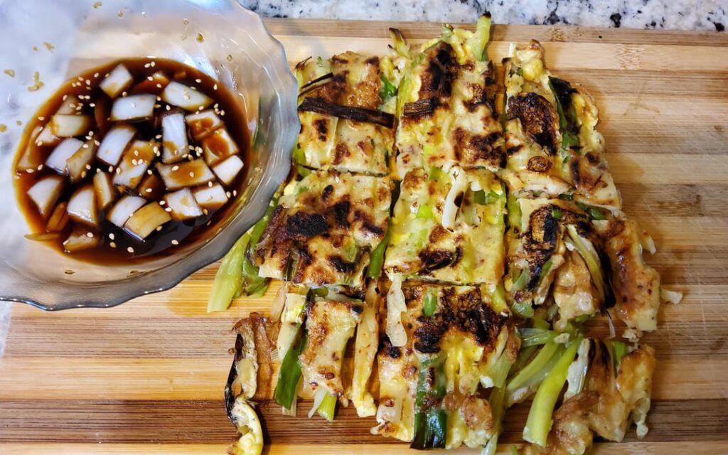 Tried making Pajeon after watching Bon Appetit, Your Majesty.