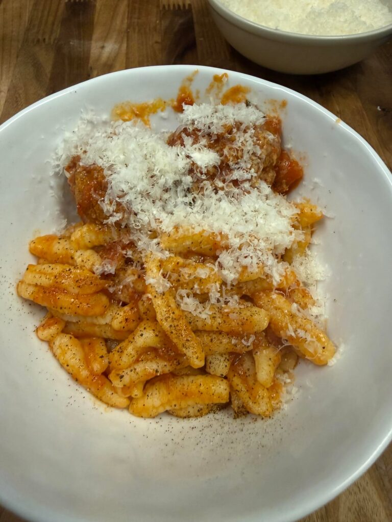 Sunday night means making pasta