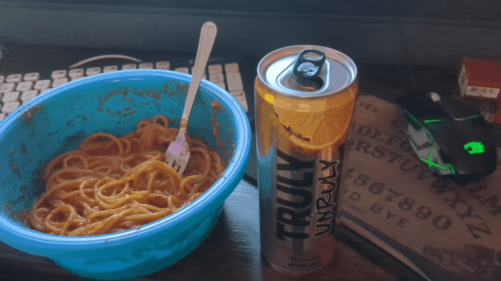 Ramen seasoning in my sketty