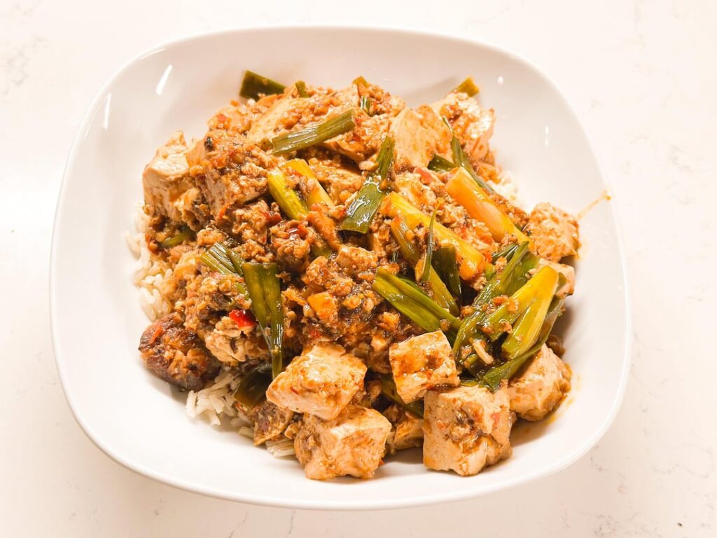 Vegetarian Mapo Tofu by Andrew Janjigian for Cook’s Illustrated, Sept./Oct. 2017