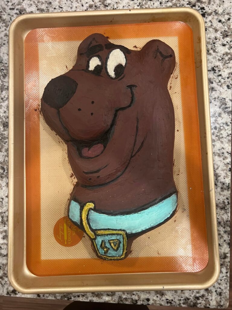 Trying and failing to learn new decorating techniques (ft scoob)