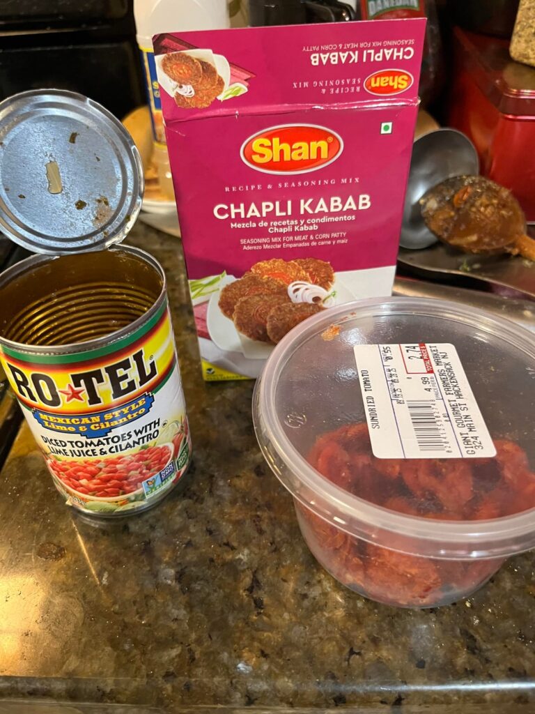 Liver, onions, ginger and whatever else I found