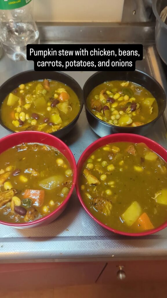 Of course the week I make something more complicated I get sick...but I made it through!