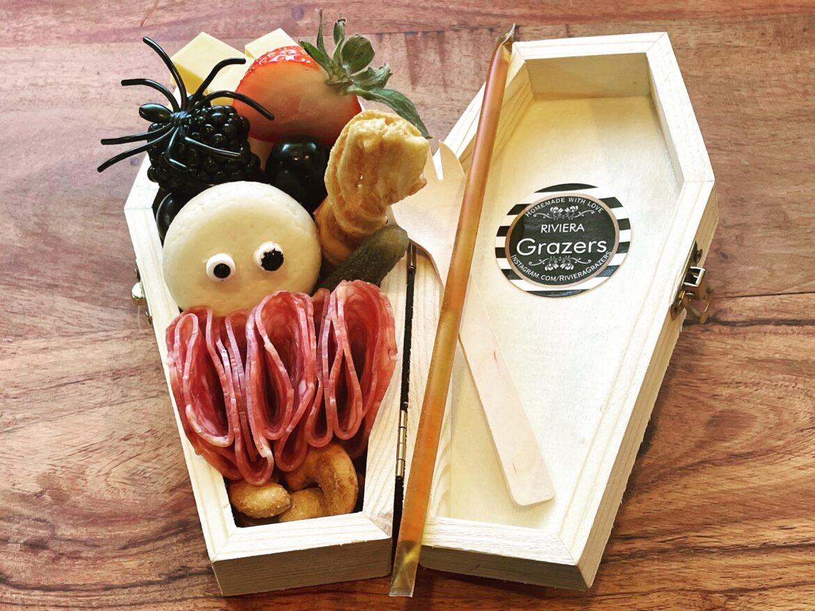 Individual charcuterie coffin!