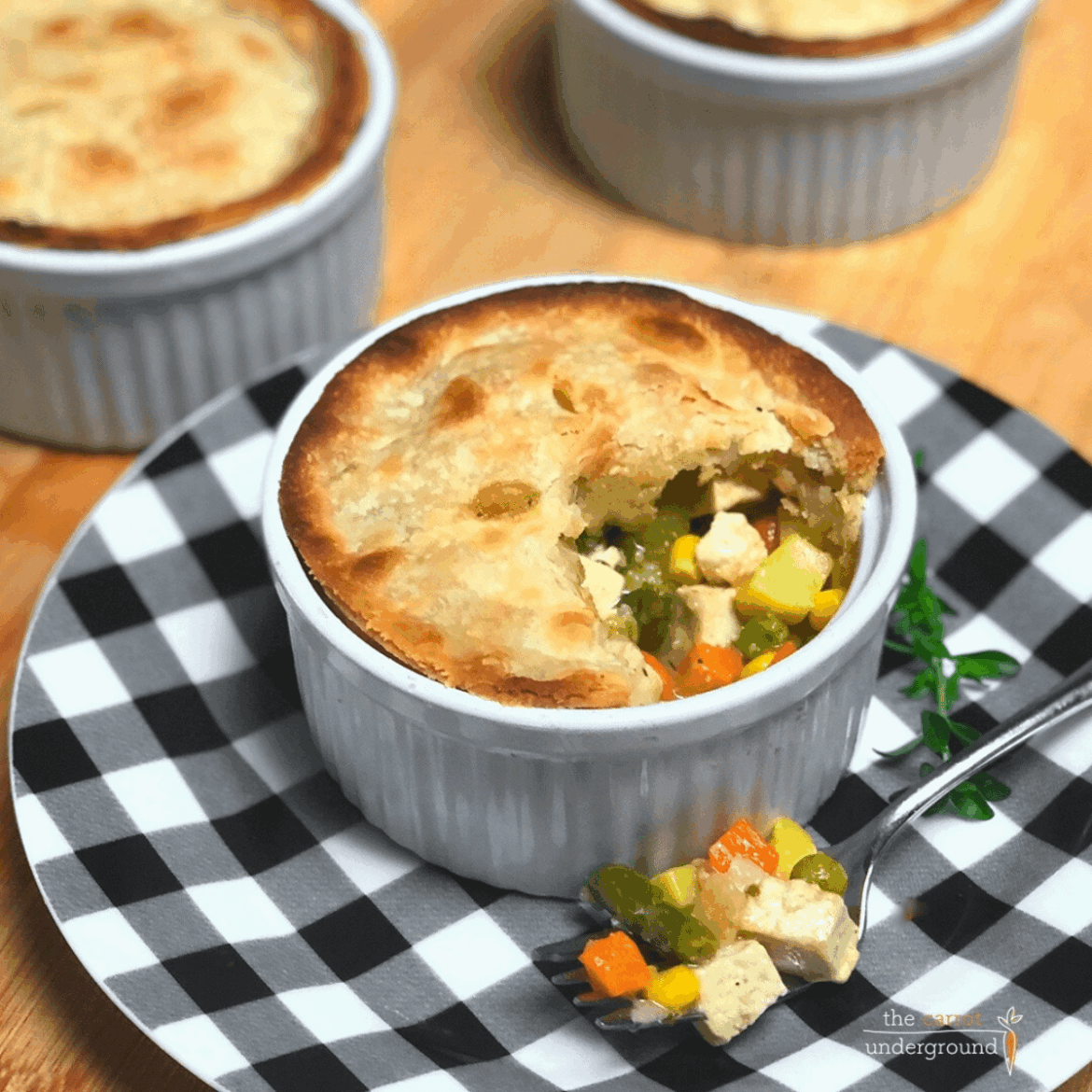 Homemade Veggie Pot Pie with Tofu 🥕