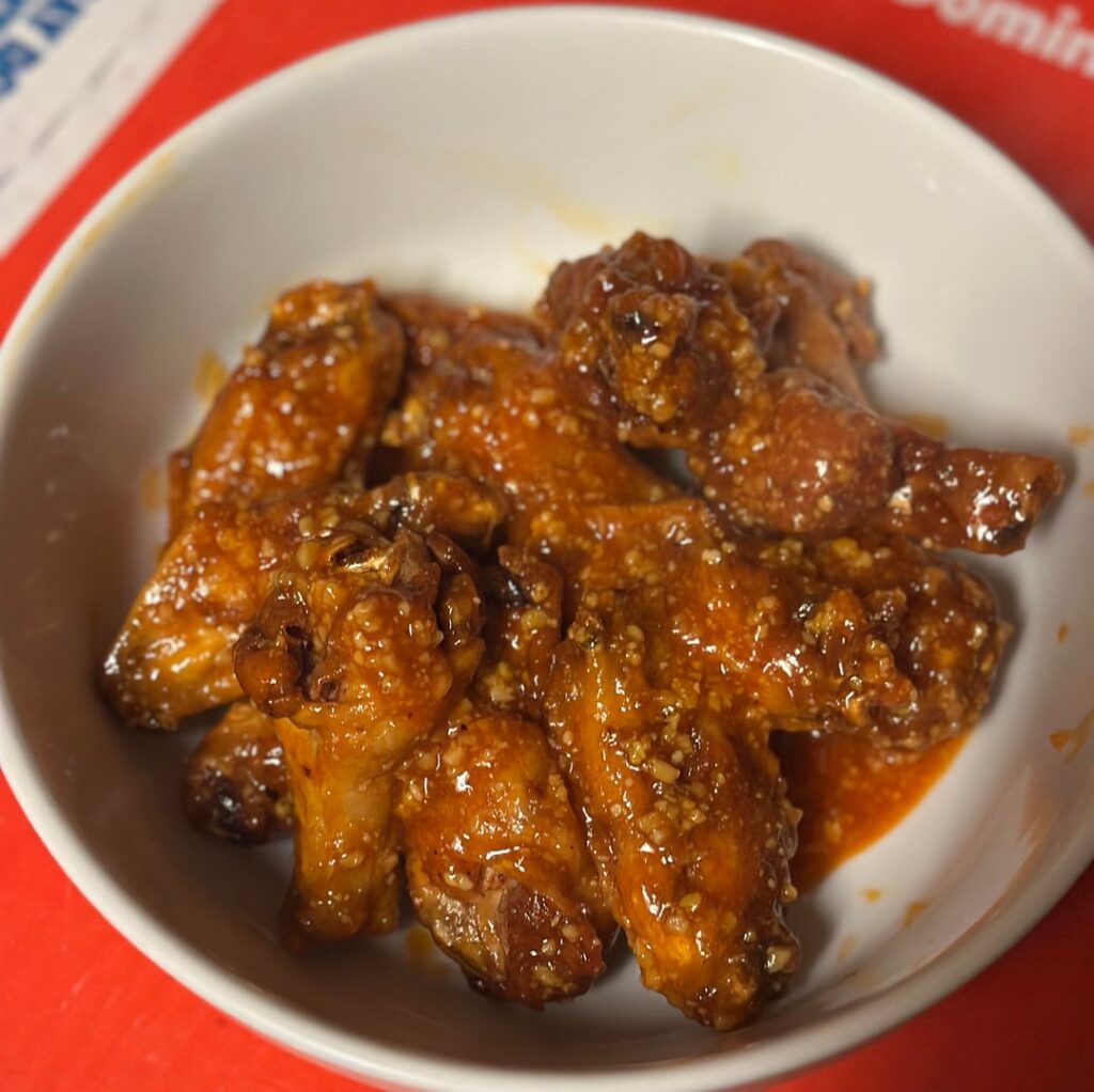 Downed 10 shots and smoked a blunt to the head. So I made wings at damn near midnight.