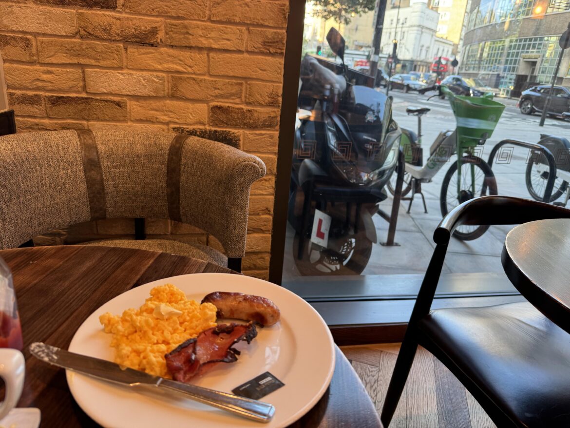 £8 breakfast buffet