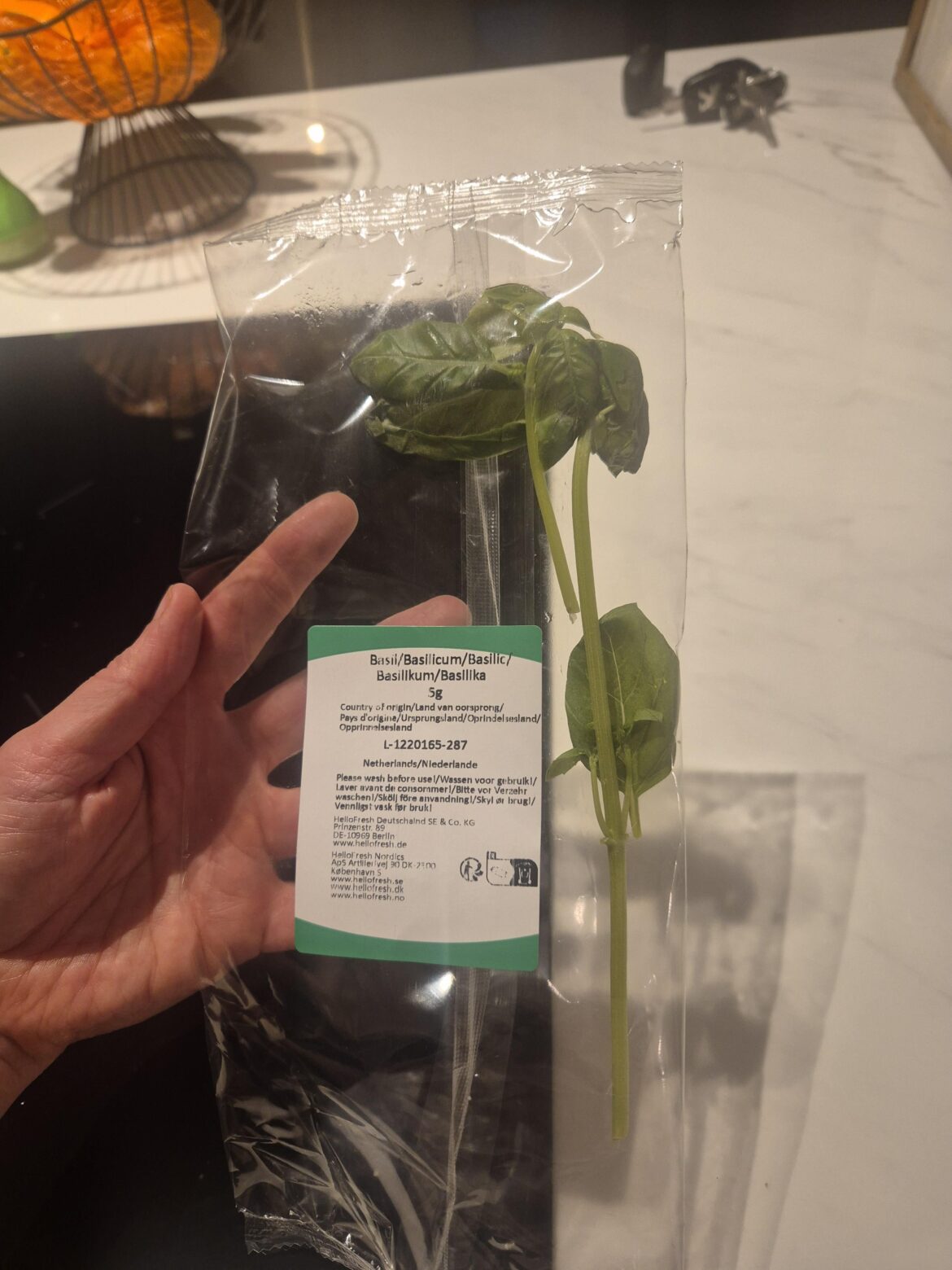 The amount of basil i recieved is a joke
