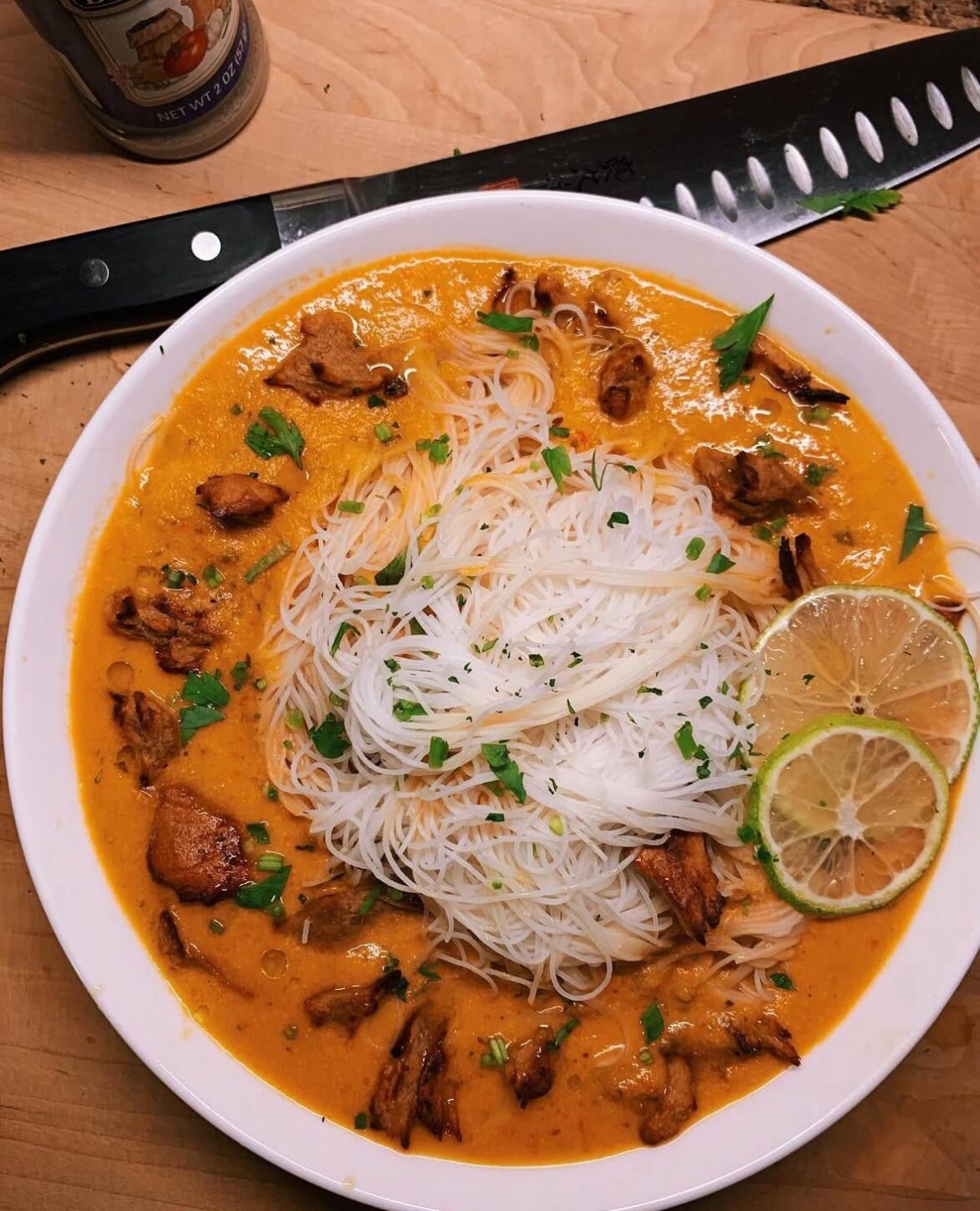 thai red curry noodles