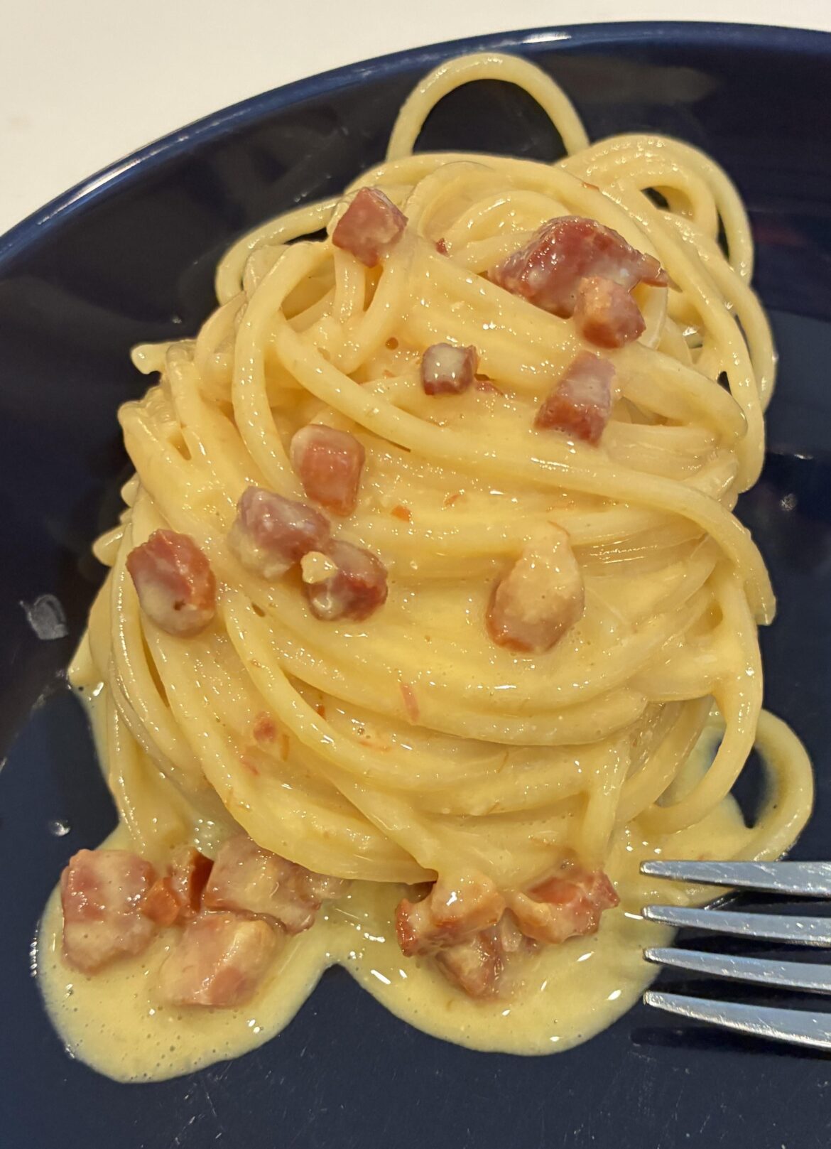 Second attempt at carbonara went better than expected