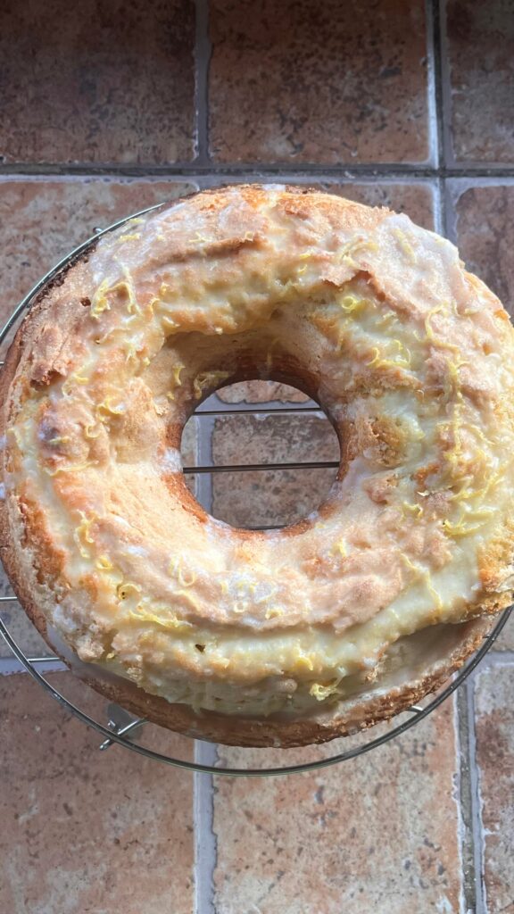 Lemon bread. It was as rich as it looked good 😌