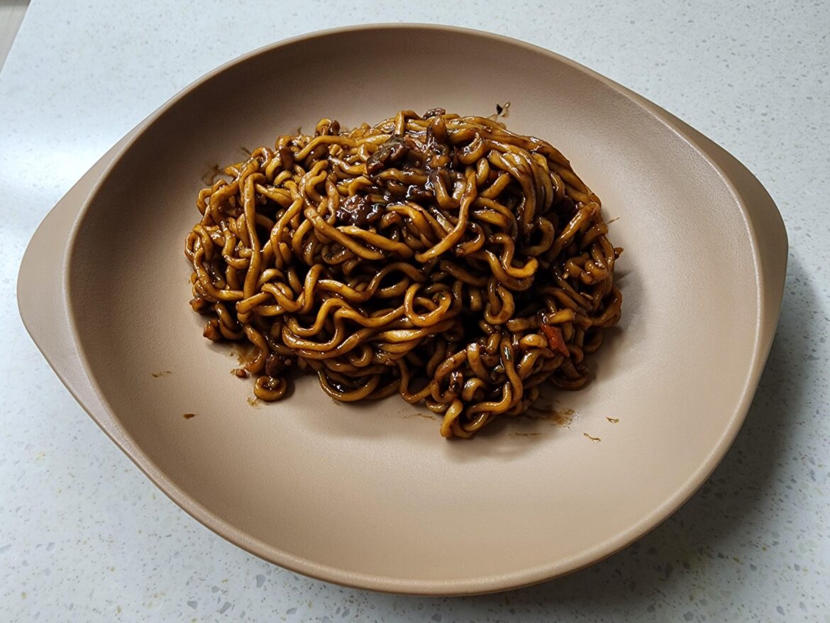 One of Korea’s top 5 instant noodles: Chapagetti.