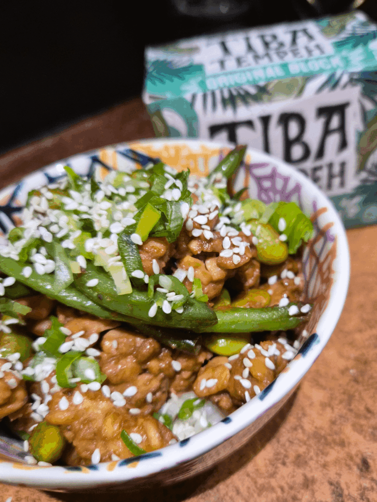 First time cooking tempeh!