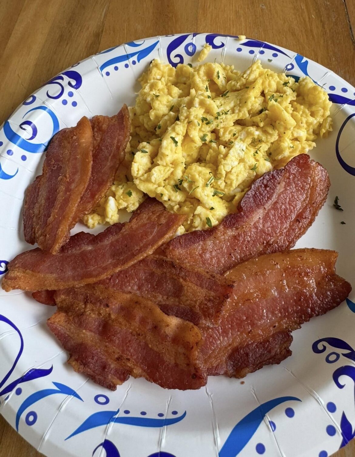 Bacon and eggs