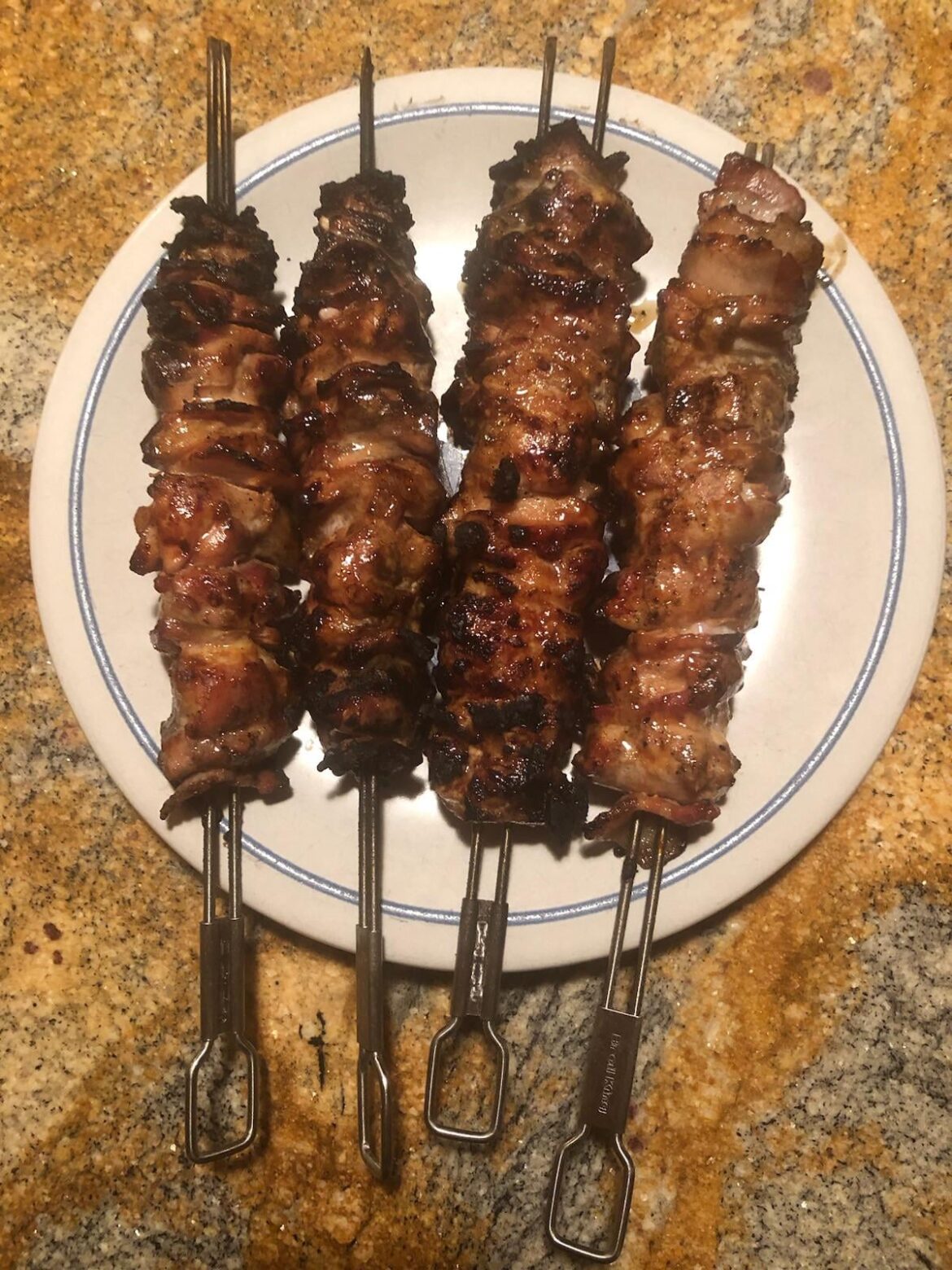 It might not be how they do it in Japan, but in this house we like some char on our yakitori chicken.