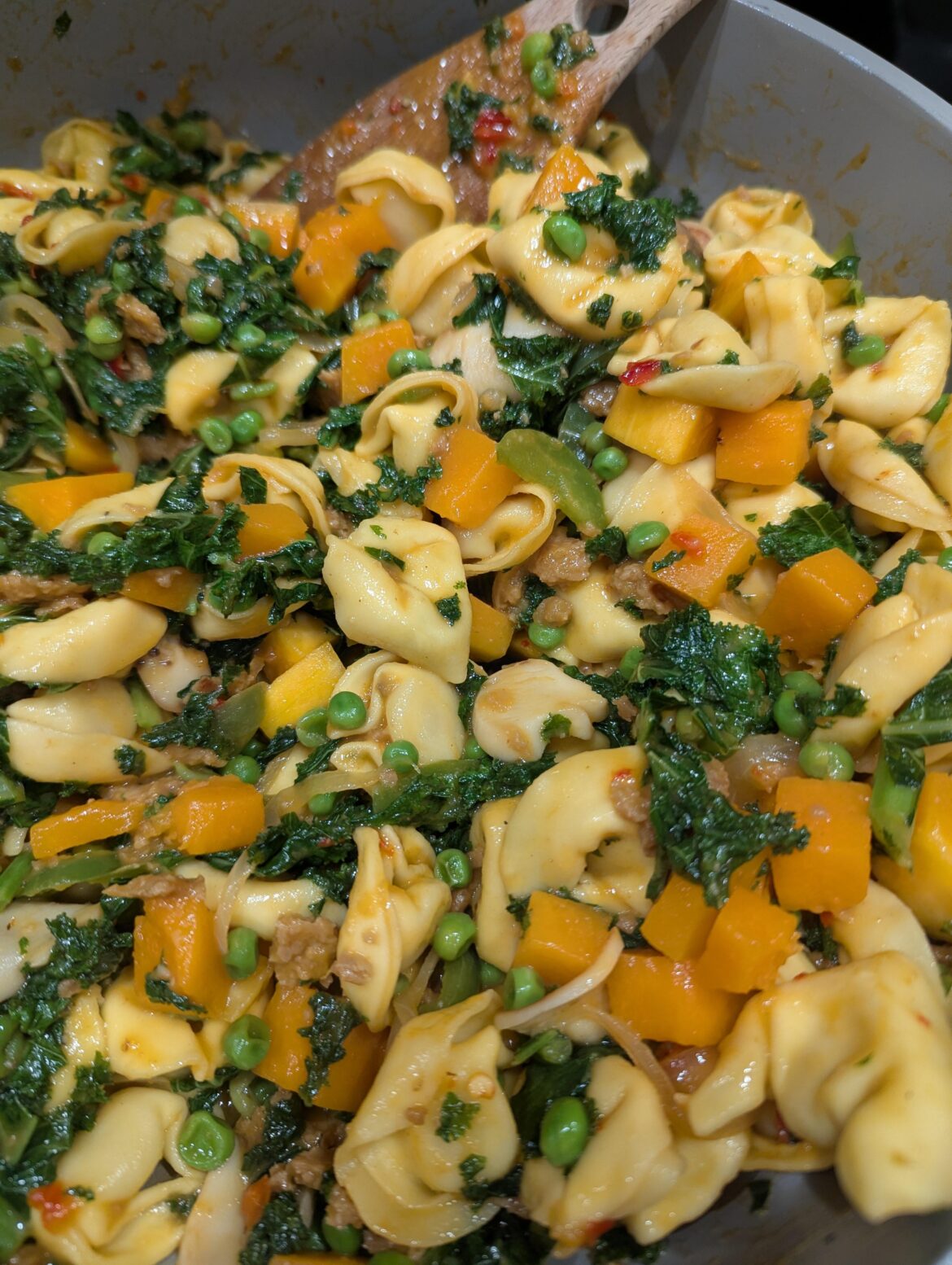 Butternut Squash and Sausage Tortellini