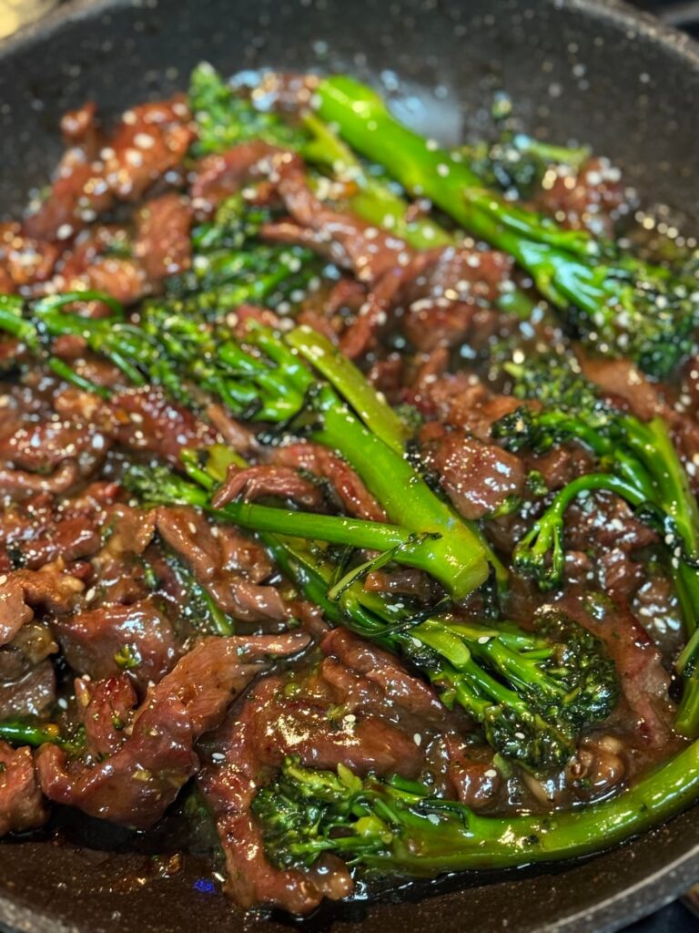 [Homemade] beef and broccoli