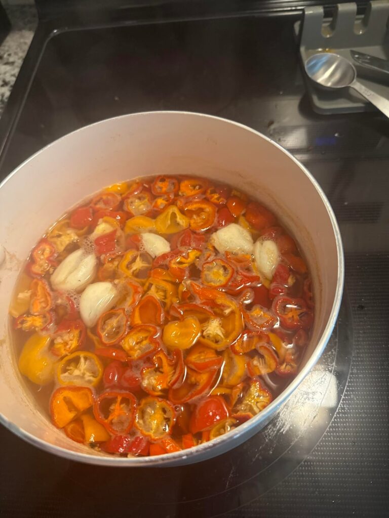 Finally decided to make a Carolina Reaper hot sauce.